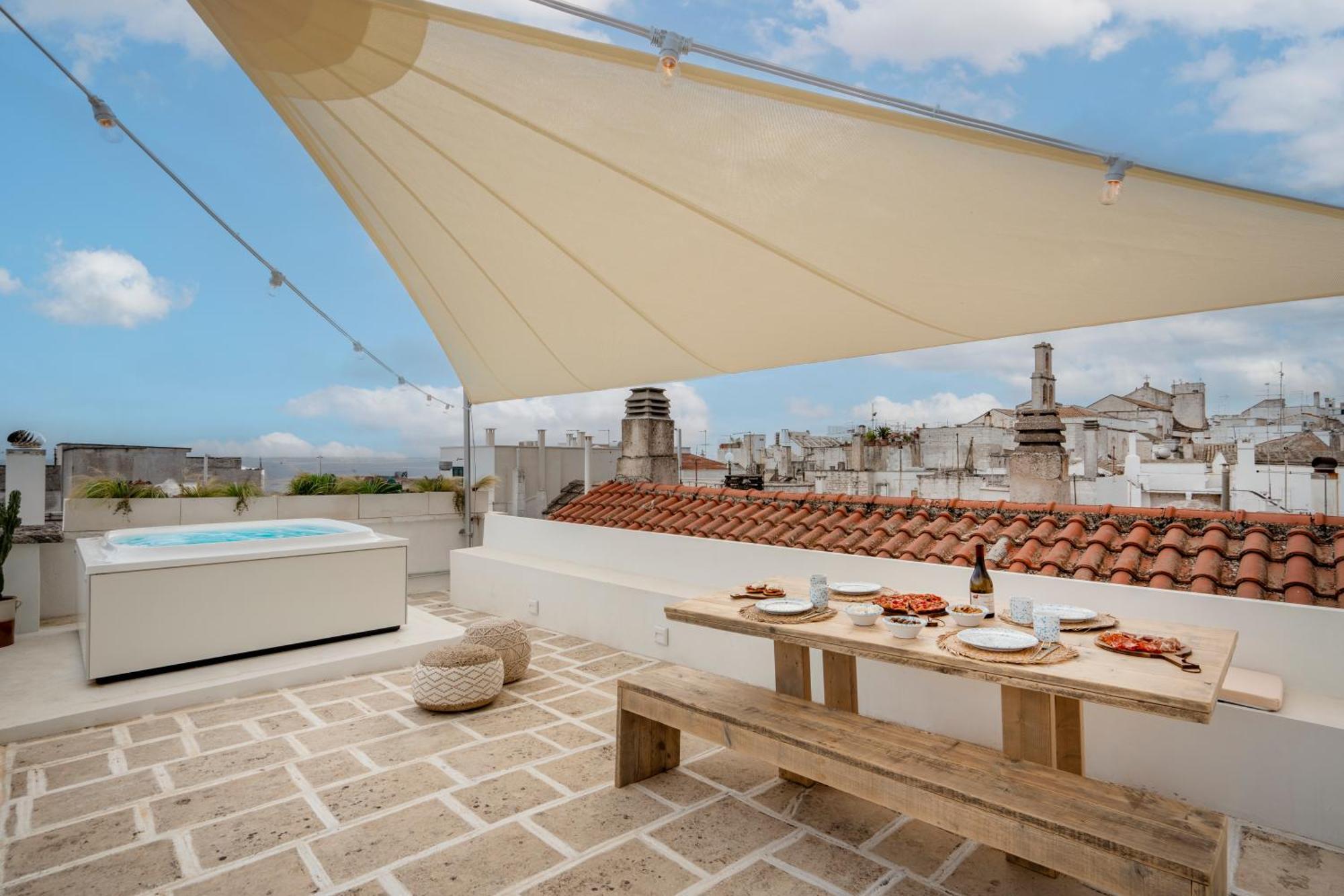 Ferienwohnung Casa U Burie, Casa Design Con Terrazza Panoramica E Jacuzzi Cisternino Exterior foto